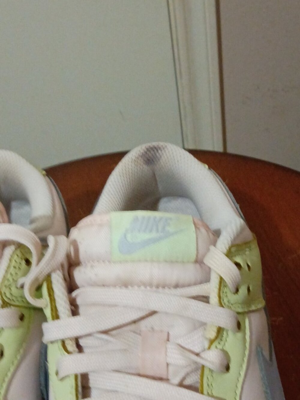 Nike Dunk Low Women's Size 9.5 Soft Pink Lime Ice White DD1503-600 Green - Picture 5 of 15